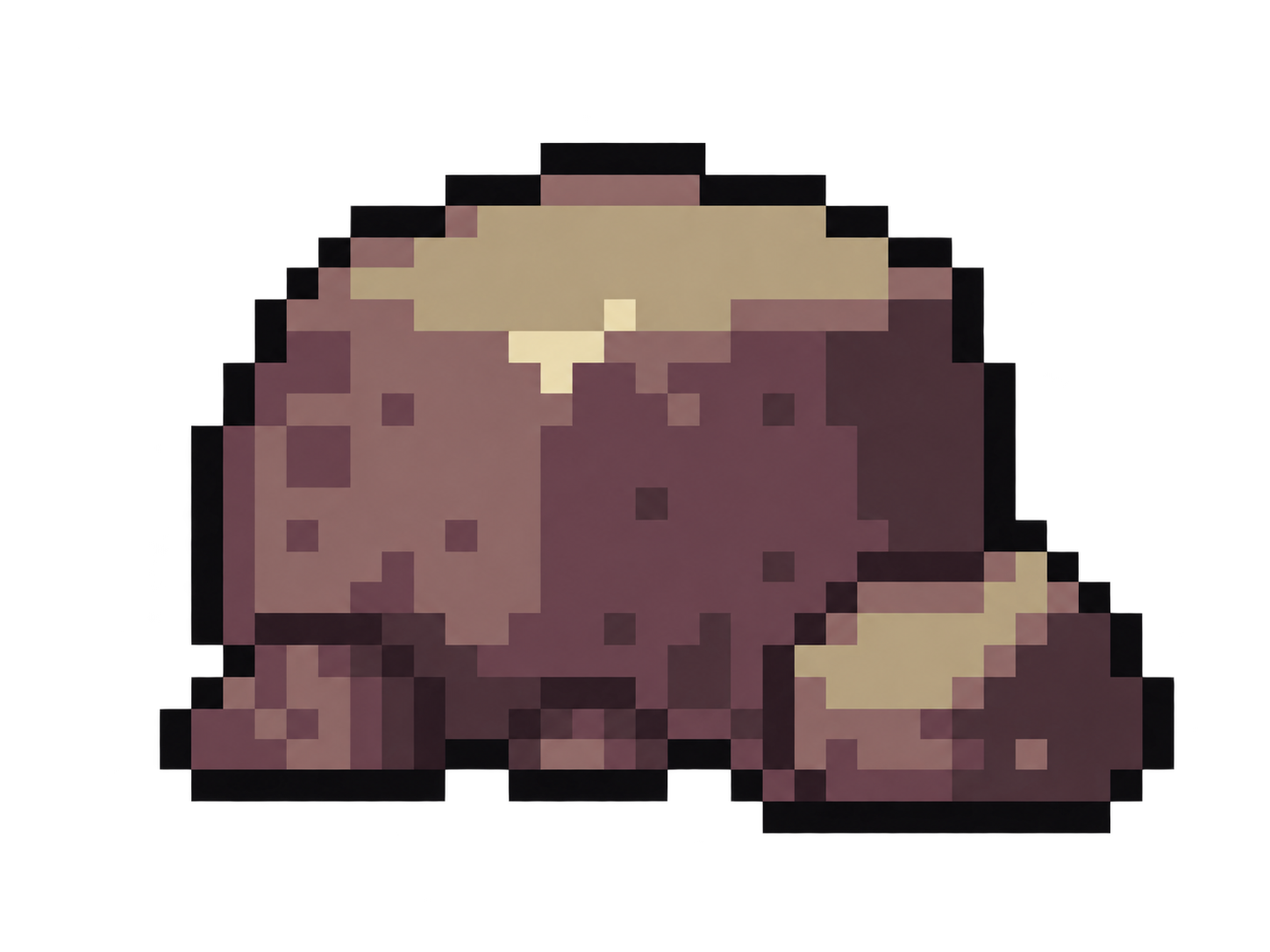 A small rock
